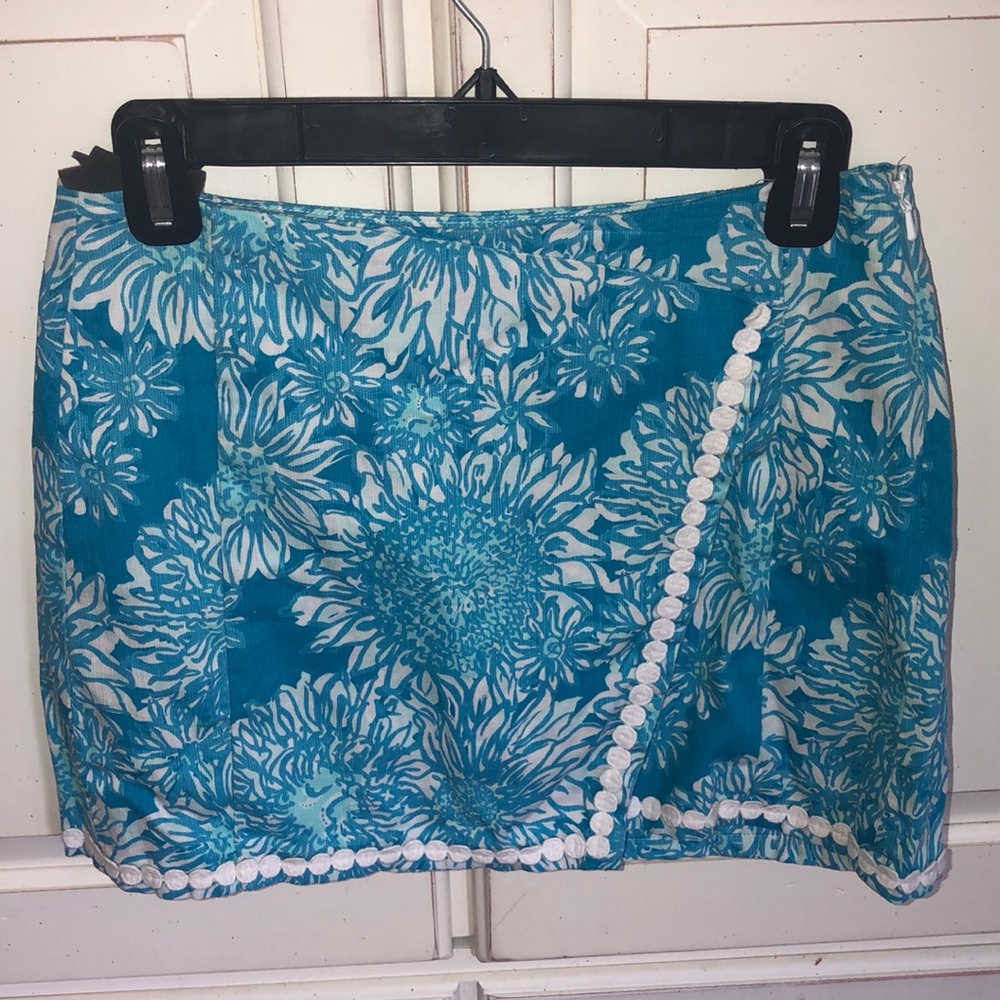 Lilly Pulitzer Blue Skort 0